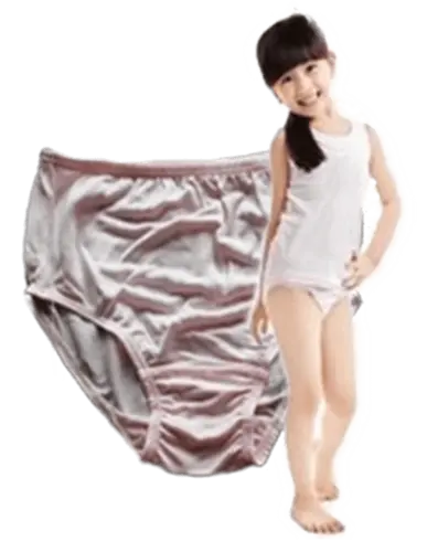 Silk long store underwear kids